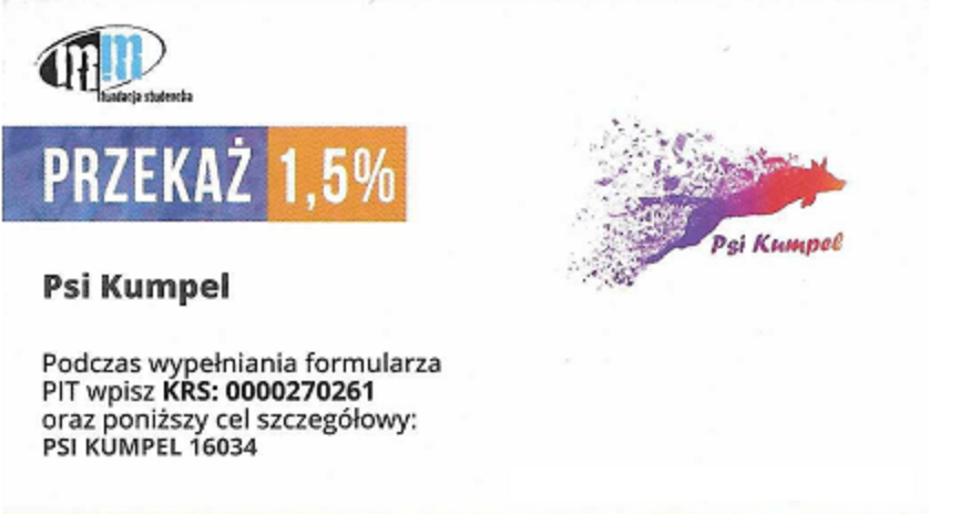 1,5% podatku wizytówka